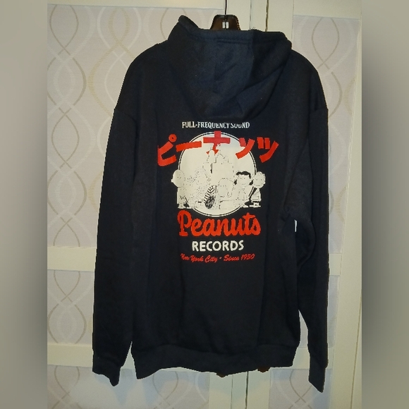 Peanuts Other - Peanuts Records Graphic Hoodie Unisex Men Women Fleece NWOT